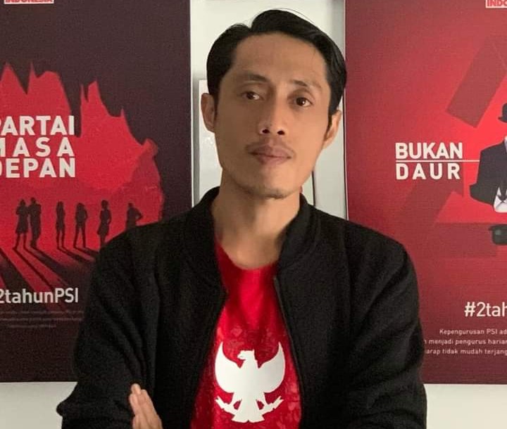 Korwil Pemenangan Bali-Nusra PSI Dian Sandi Utama (Dokumen pribadi untuk Koran Mandalika)