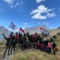 Keindahan Gunung Rinjani dari Pelawangan Umar Maye Kabupaten Lombok Tengah dengan view Danau Segara Anak (Afif untuk Koran Mandalika)