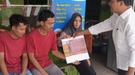 Jajaran Polsek Batukliang gencarkan sosialisasi kepada masyarakat agar terhindar dari kasus perdagangan orang yang marak terjadi (Polsek Batukliang)