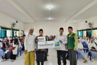 Yayasan Pondok Pesantren di Lombok Tengah mengumpulkan donasi Rp 43 juta untuk warga Palestina (Baznas NTB untuk Koran Mandalika)