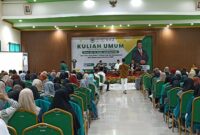 Status Mahfud MD menghadiri kuliah umum di Universitas Qamarul Huda Badaruddin Bagu Lombok Tengah (Istimewa)