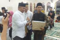 Safari Ramadan Pemprov NTB di Masjid Miftahul Jannah, Kelurahan Leneng, Kabupaten Lombok Tengah (Wawan/Koran Mandalika)