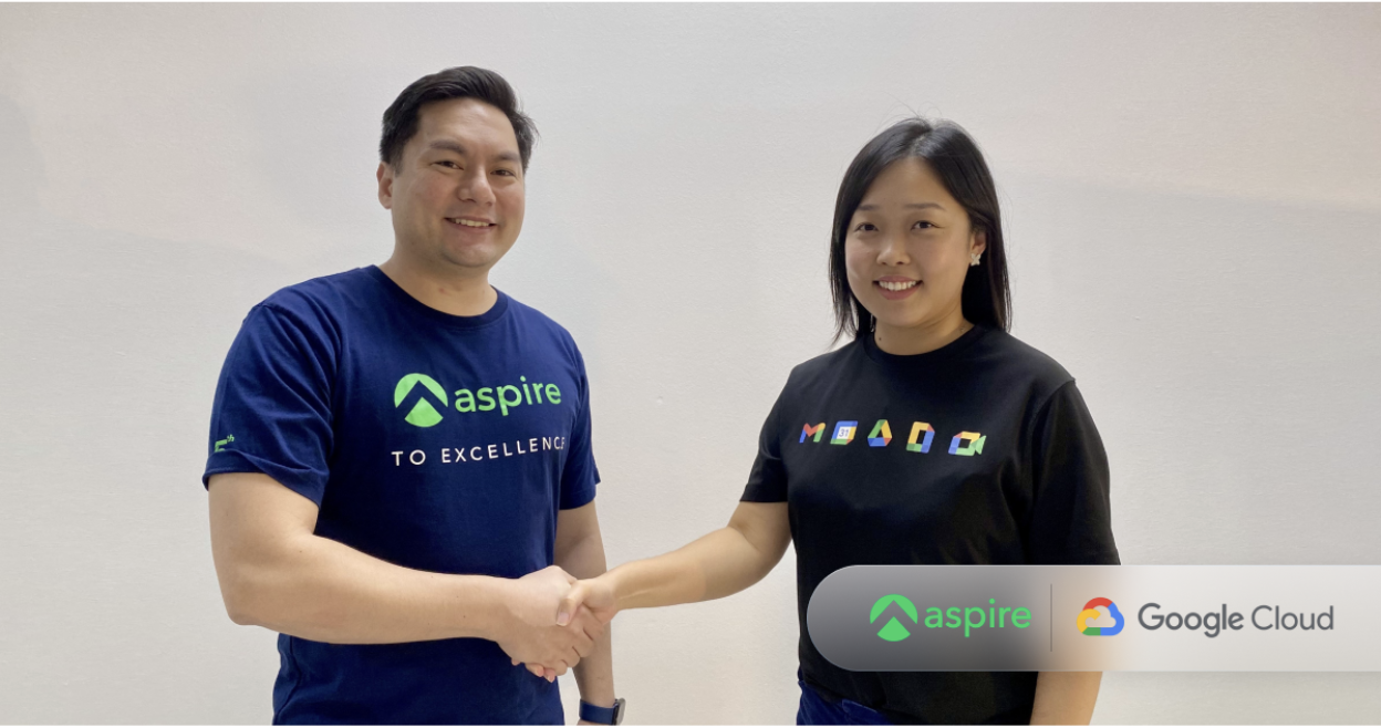 General Manager Aspire Singapura, Thomas Jeng & Head of Strategic Partnerships Google Singapura, Yinghui Xu