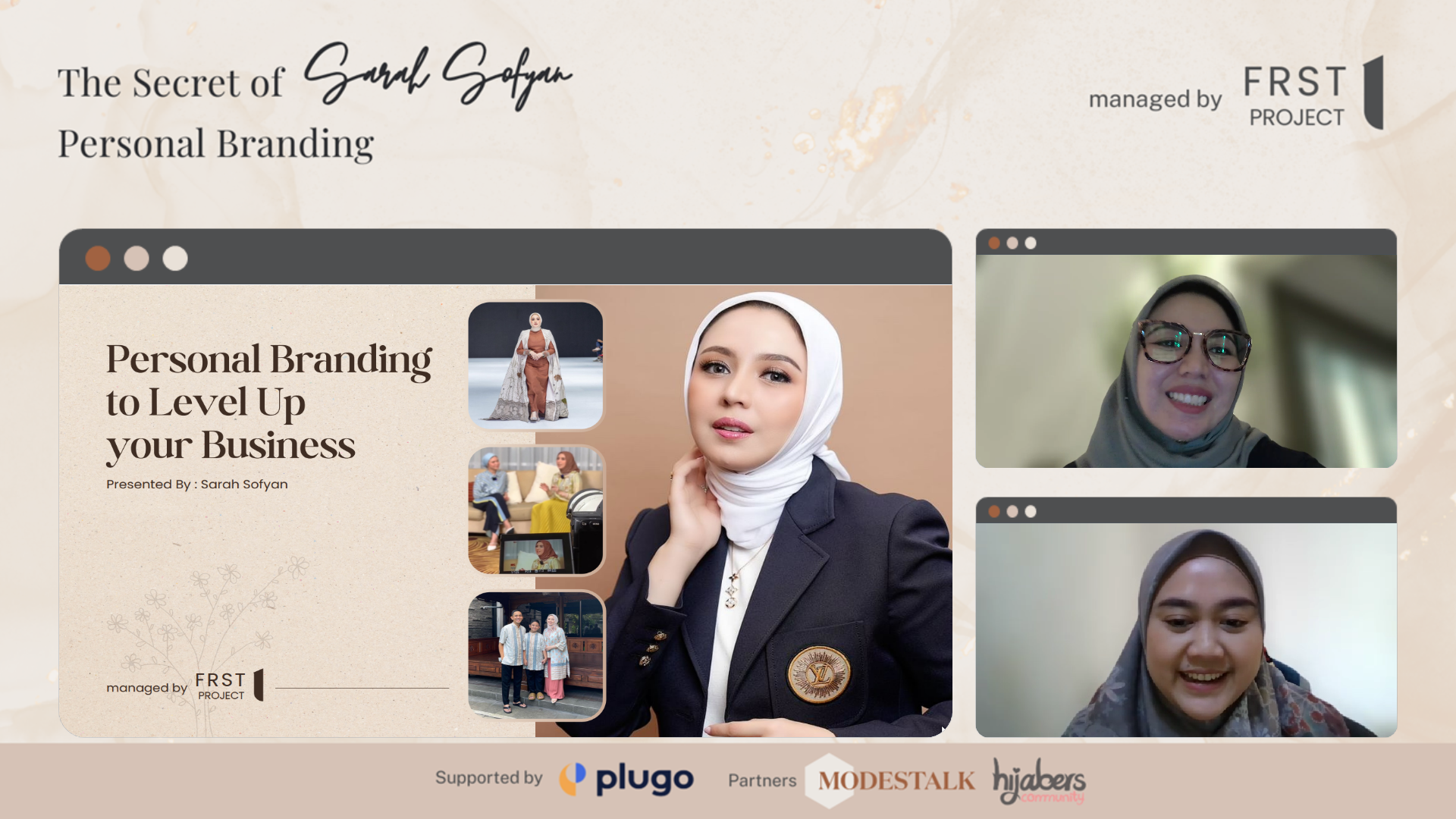 Materi Webinar Personal Branding oleh Sarah Sofyan