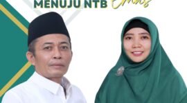 Poster Lalu Pathul Bahri bersanding dengan Sitti Rohmi Djalilah (Facebook)