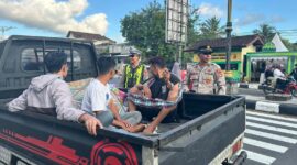 Polisi tidak segan-segan menindak mobil pikap yang membawa orang atau penumpang (Humas Polres Lombok Tengah)