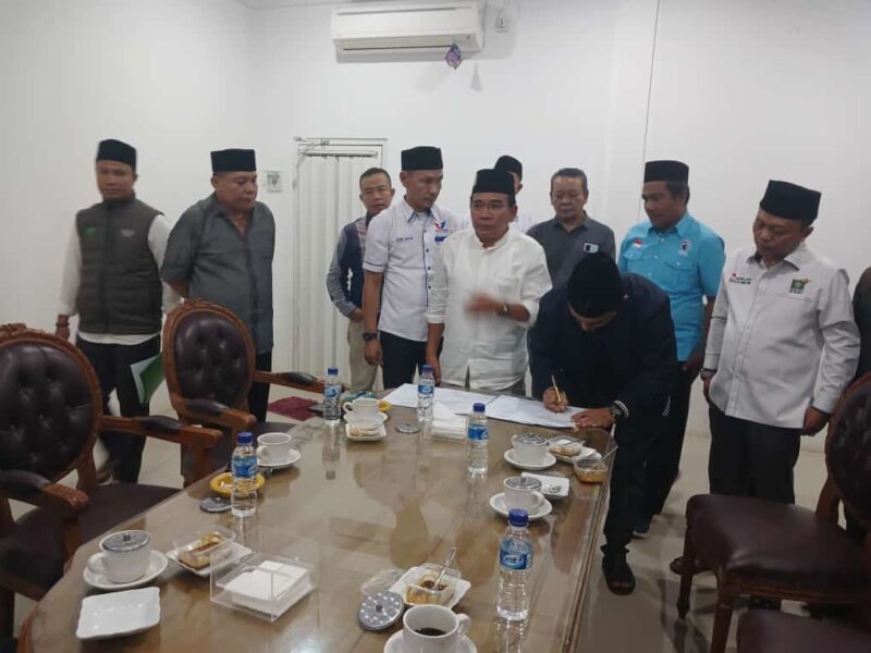 Tiga parpol sepakat dukung Syamsul Luthfi dan Abdul Wahid pada Pilkada Lotim 2024 (istimewa)