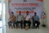 DPD PKS Lombok Tengah membuka pendaftaran bakal calon bupati dan wakil bupati (Wawan/Koran Mandalika)