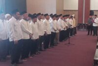 Pelantikan pengurus Lazah NW Kabupaten Lombok Tengah (Wawan/Koran Mandalika)