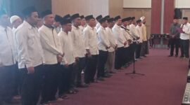 Pelantikan pengurus Lazah NW Kabupaten Lombok Tengah (Wawan/Koran Mandalika)