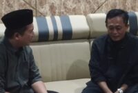 Lalu Muhamad Iqbal menemui Ketua DPD Gerindra NTB Lalu Pathul Bahri (Lalu Amrillah)