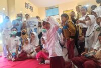 Launching PIN Polio di SLB Negeri 4 Lombok Tengah (Ahmad Sakurniawan/Koran Mandalika)