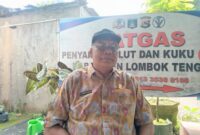 Kabid Keswan Distanak Lombok Tengah Idham Khalid (Ahmad Sakurniawan/Koran Mandalika)