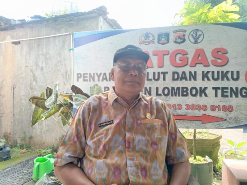 Kabid Keswan Distanak Lombok Tengah Idham Khalid (Ahmad Sakurniawan/Koran Mandalika)