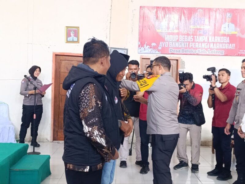 Polda NTB Launching Desa Beleka menjadi Kampung Bebas Dari Narkoba (Istimewa)