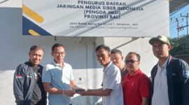Forum Media Online (Formen) Kabupaten Lombok Tengah, NTB, mengunjungi Kantor Jaringan Media Siber Indonesia (JMSI) Bali di Denpasar, Sabtu (26/04/2025).