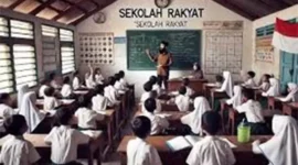 Ilustrasi sekolah rakyat