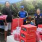 Dinas Sosial (Dinsos) NTB gerak cepat alias gercep tangani banjir yang melanda Lingkungan Karang Timbal, Kelurahan Punia, Kota Mataram. (Ist)