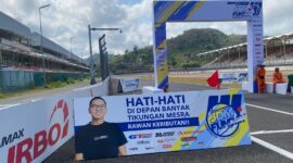 Persaingan panas dari lintasan Pertamina Mandalika International Circuit kembali terasa saat Subaru BRZ Super Series Round 5 berlangsung dengan sukses. (MGPA)