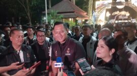 Menteri Agraria dan Tata Ruang (ATR)/Kepala Badan Pertanahan Nasional (BPN) Agus Harimurti Yudhoyono (AHY) menghadiri pembukaan Festival Olahraga Rekreasi Masyarakat Nasional (Fornas) di Nusa Tenggara Barat (NTB). (Ahmad Chumaidi/Koran Mandalika)