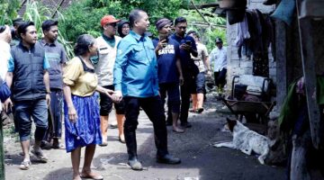 ‎Gubernur Iqbal Janjikan Rumah Hunian Bagi Korban Banjir di Desa Kabul