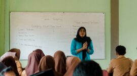 CSD Samara menggelar program binaan sekolah di Desa Montong Ajan, Kabupaten Lombok Tengah.  (Dokumen pribadi CSD Samara)