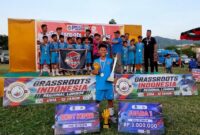 Angkasa FC memastikan diri sebagai juara ajang Grassroots Indonesia Regional Lombok kategori Usia 12 Tahun setelah menaklukkan SSB Galaxi Kota Bima dalam partai final yang berlangsung sengit dan penuh drama. (Dok. Pribadi Kapten Benzema untuk Koran Mandalika)