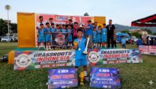 Angkasa FC memastikan diri sebagai juara ajang Grassroots Indonesia Regional Lombok kategori Usia 12 Tahun setelah menaklukkan SSB Galaxi Kota Bima dalam partai final yang berlangsung sengit dan penuh drama. (Dok. Pribadi Kapten Benzema untuk Koran Mandalika)