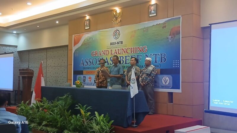 Grand Launching Asosiasi Beef NTB di Illira Hotel Lombok Tengah (Ahmad Sakurniawan/Koran Mandalika)