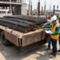 Material Besi Sampai di Proyek, Siapa yang Memeriksa Sebelum Dibongkar?