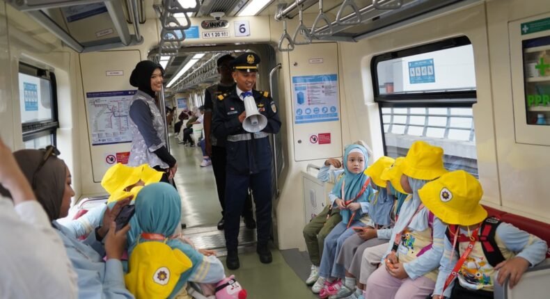 Bangun Budaya Transportasi Publik Sejak Dini, Hampir 39 Ribu Anak Ikuti Edutrain LRT Jabodebek