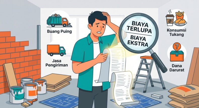 Anggaran Renovasi Selalu Meleset? Pos Ini Sering Terlupa