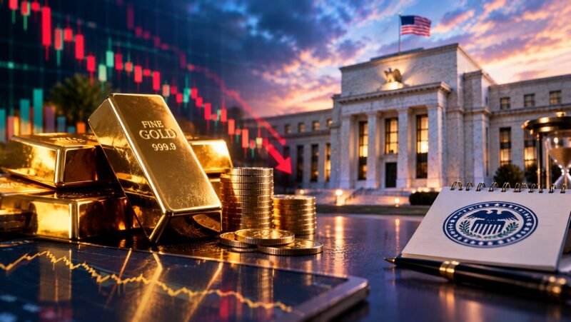 Harga Emas Bertahan Dekat Level Terendah Tiga Bulan, Investor Menanti Keputusan The Fed