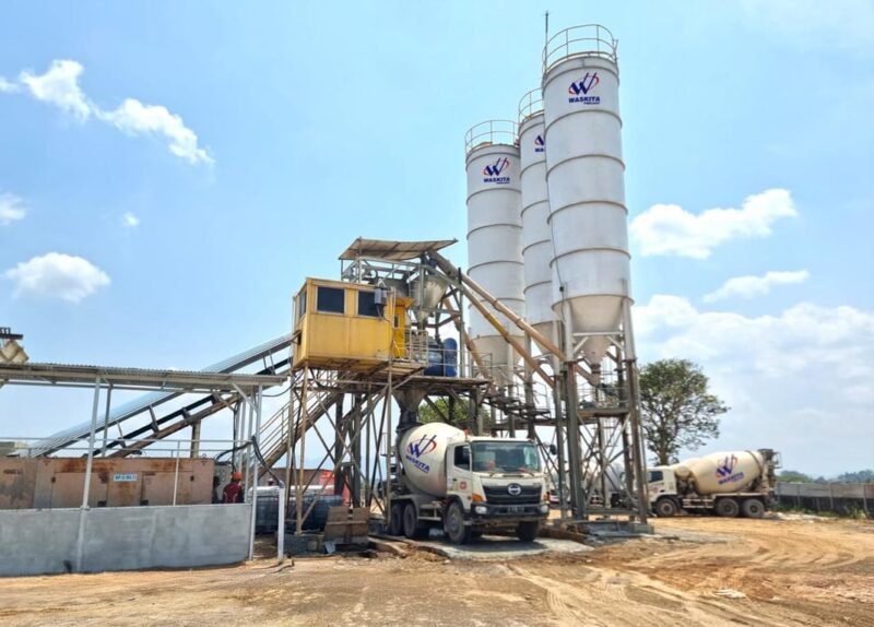 Waskita Beton Precast Bangun Batching Plant Khusus untuk Proyek Jalan Tol Yogyakarta–Bawen Seksi 3