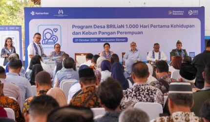 Dukung Kesehatan Ibu dan Anak, BRI Peduli Resmikan Posyandu Lily dan Kebun Pangan Perempuan di Yogyakarta