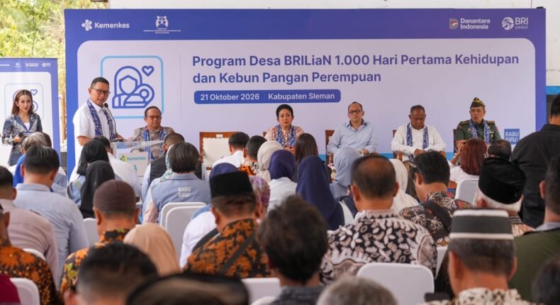 Dukung Kesehatan Ibu dan Anak, BRI Peduli Resmikan Posyandu Lily dan Kebun Pangan Perempuan di Yogyakarta
