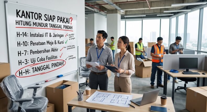 Berapa Lama Kantor Siap Pakai? Hitung Mundur dari Tanggal Pindah