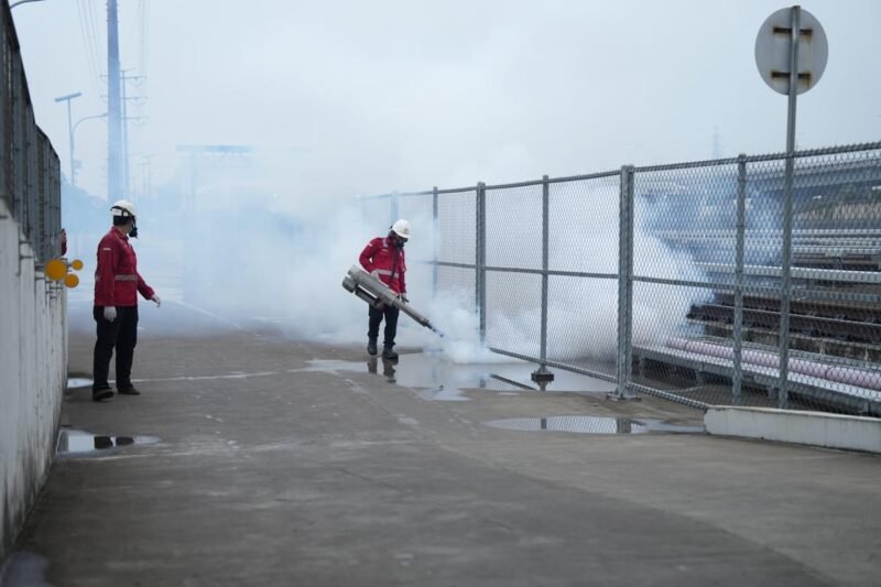Antisipasi Penyebaran Nyamuk, LRT Jabodebek Lakukan Fogging di Sejumlah Area Operasional